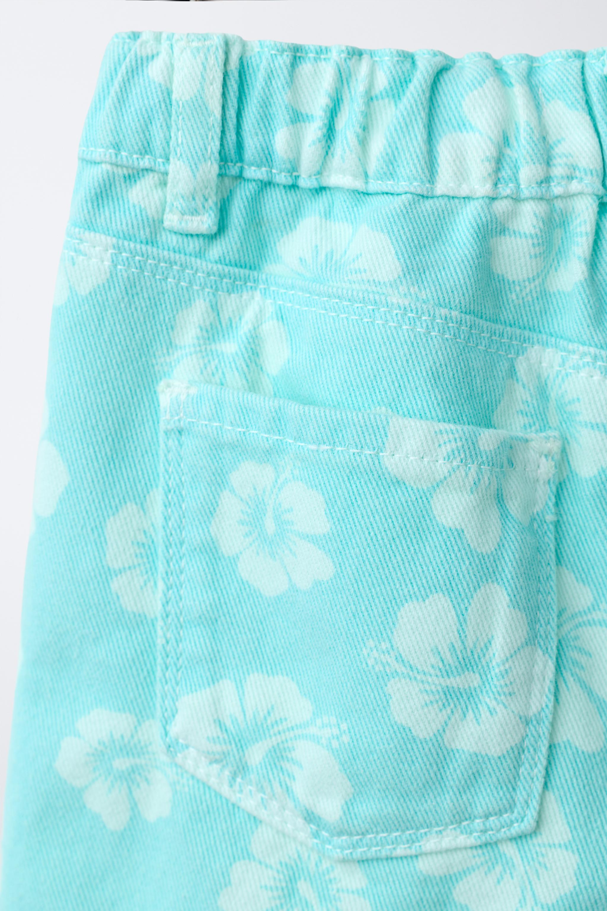 SHORT SERGÉ MOM FIT À FLEURS